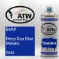 Preview: BMW, Deep Sea Blue Metallic, W44: 400ml Sprühdose, von ATW Autoteile West.